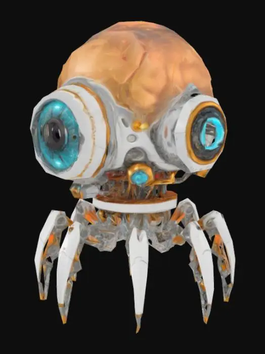 3D model for Techno-Cephalopod