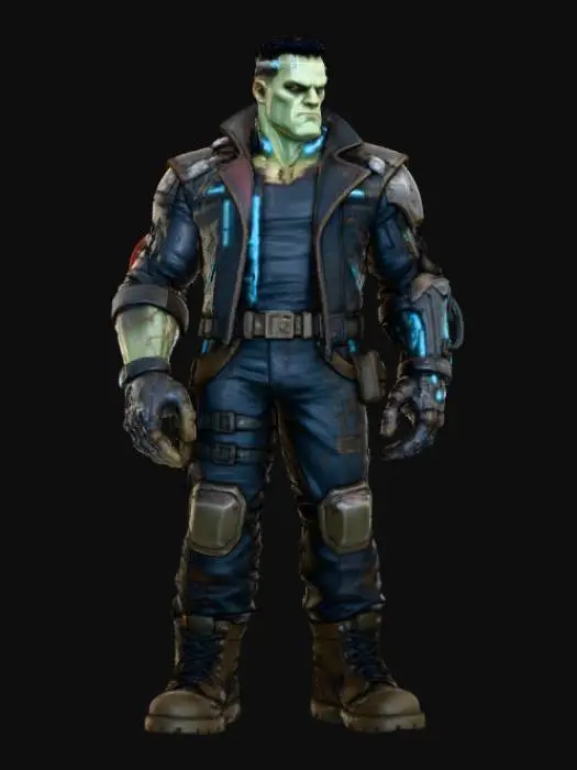 3D model for Frankenstein Monster