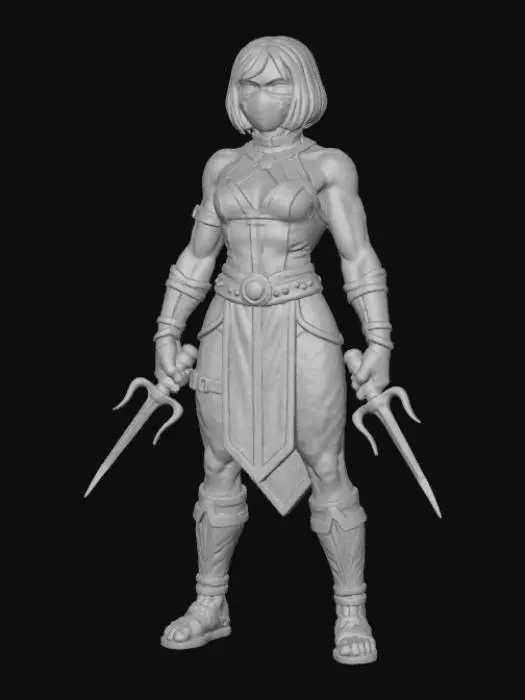 3D model for MK Mileena