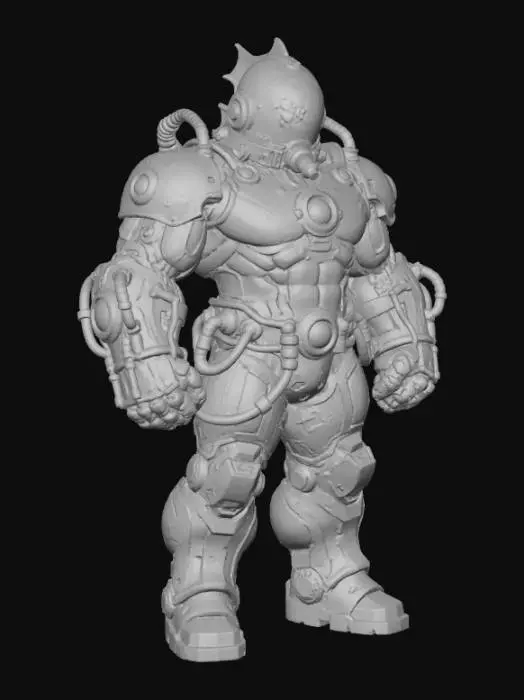 3D model for Atlantis Golem