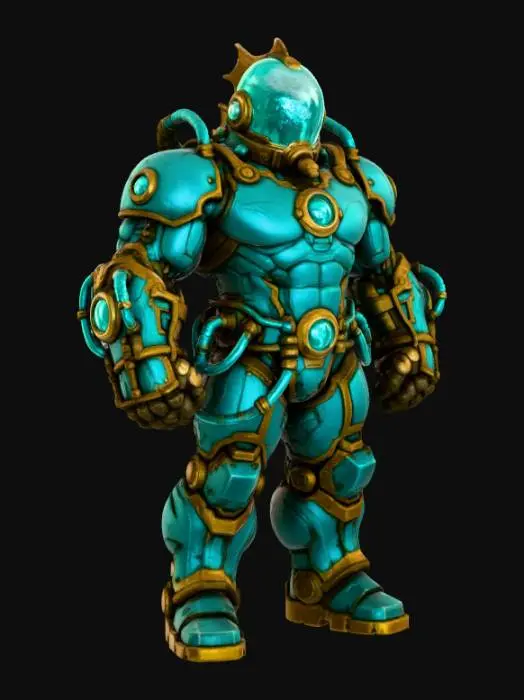 3D model for Atlantis Golem