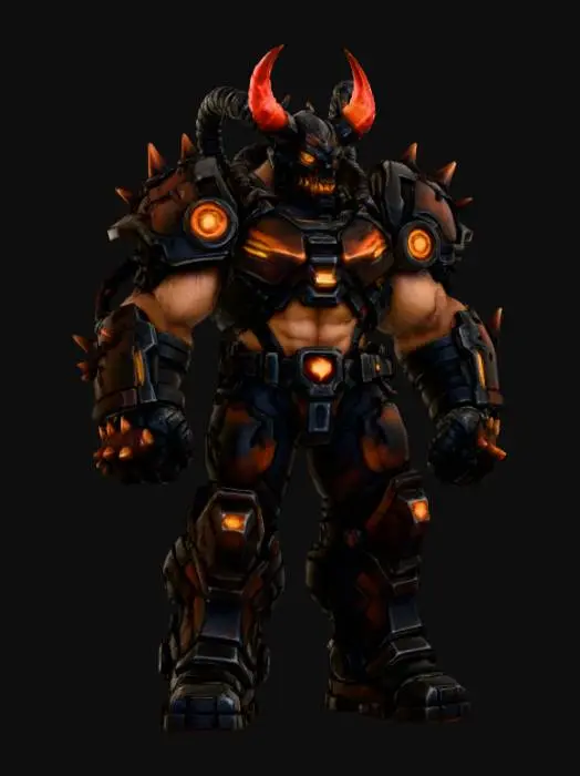 3D model for Infernal Juggernaut