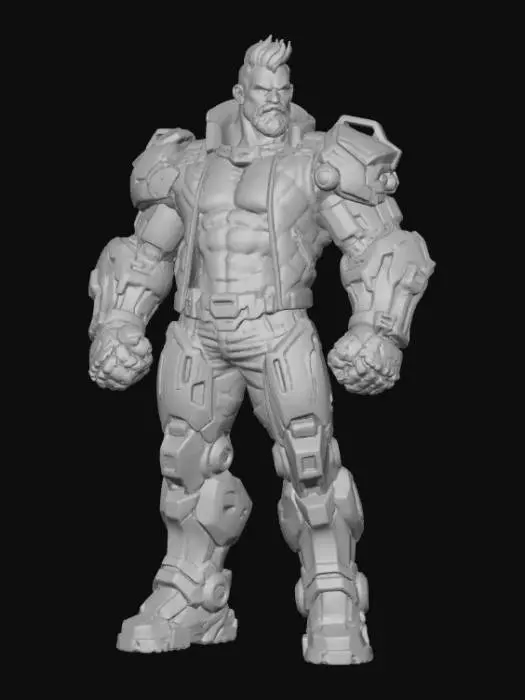 3D model for Cyberpunk New Vegas Bouncer