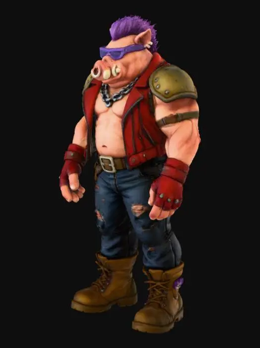 3D model for TMNT Bebop