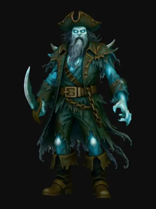 3D model for Ethereal Pirate Captain