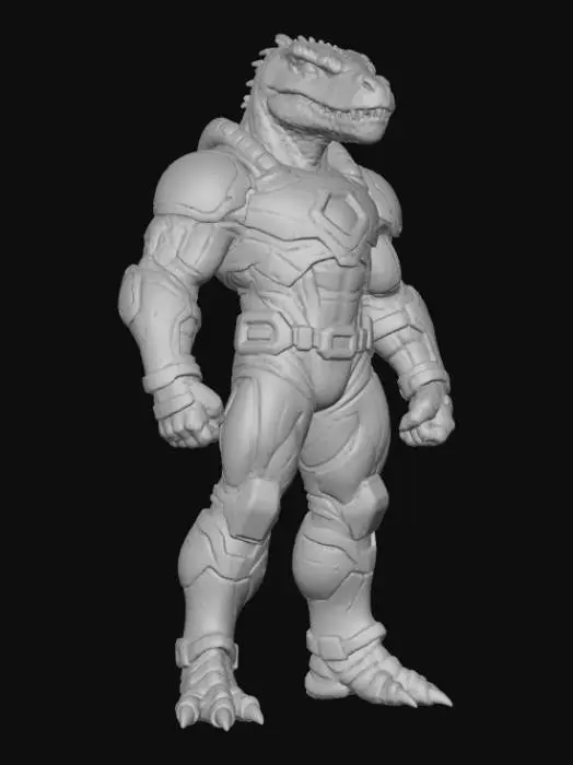 3D model for Jurasic Warrior