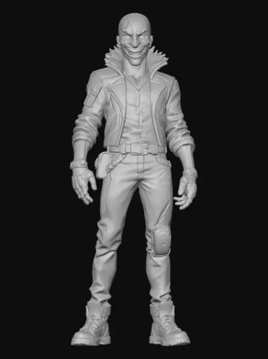 3D model for Cyberpunk Clown Thug