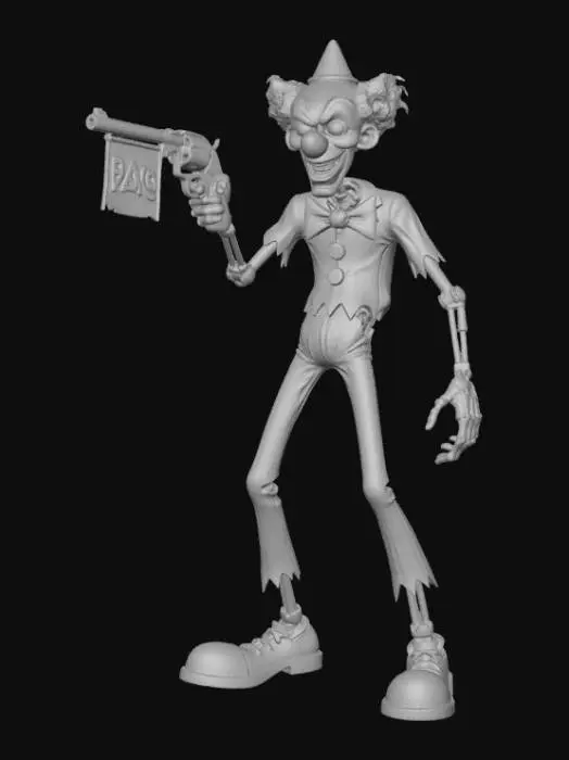 3D model for Clown Animatronic