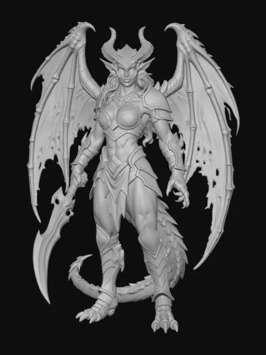 3D model for Dragon Lady