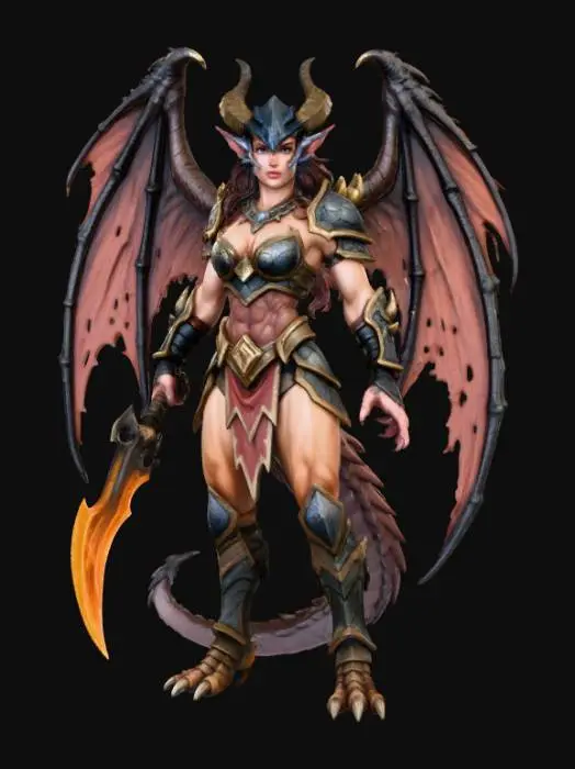 3D model for Dragon Lady