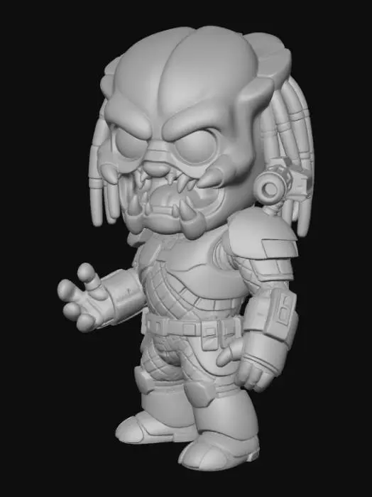 3D model for Chibi Predator