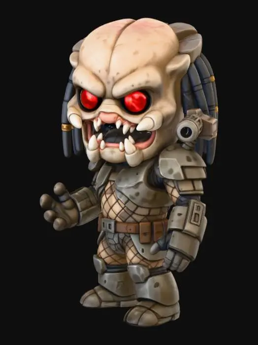 3D model for Chibi Predator