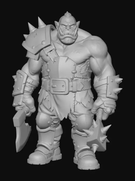 3D model for Orc Warrior