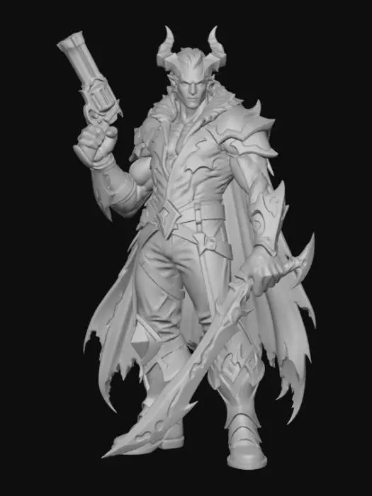 3D model for Prince of Hell