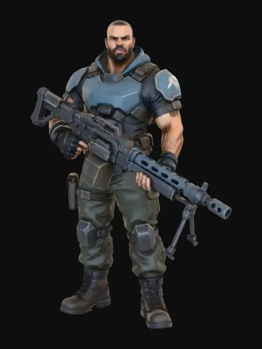 3D model for Vanguard Tank