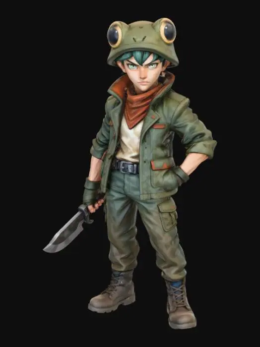 3D model for Frogger Kid