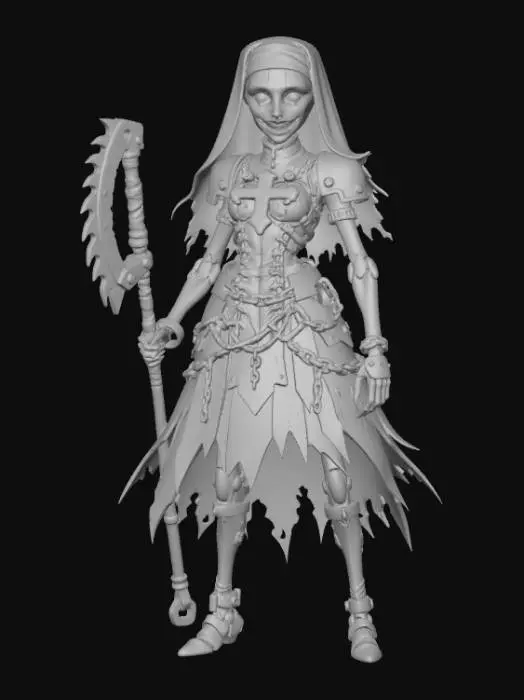 3D model for Crazy Nun