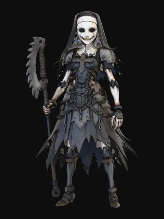 3D model for Crazy Nun