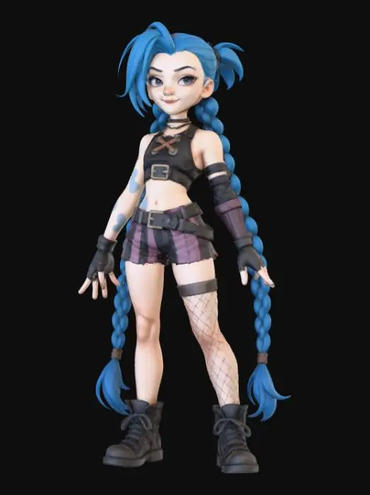 3D model for Jinx