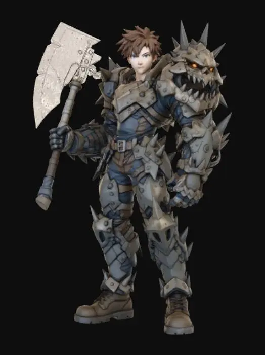 3D model for Fantasy Hero