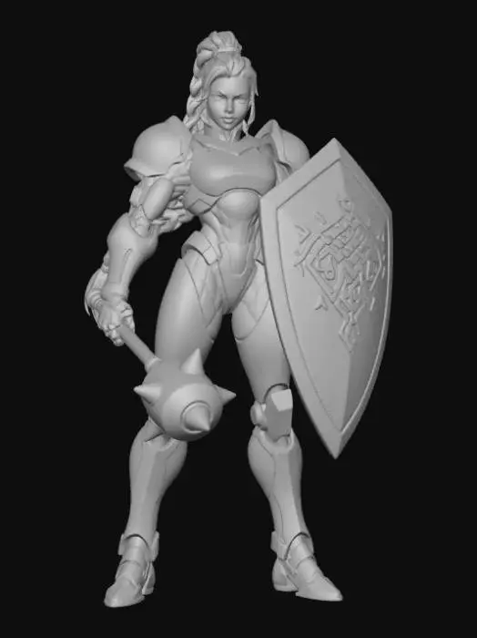 3D model for Fantasy Hero