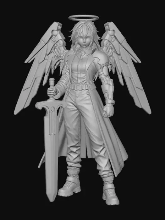 3D model for Sephiroth