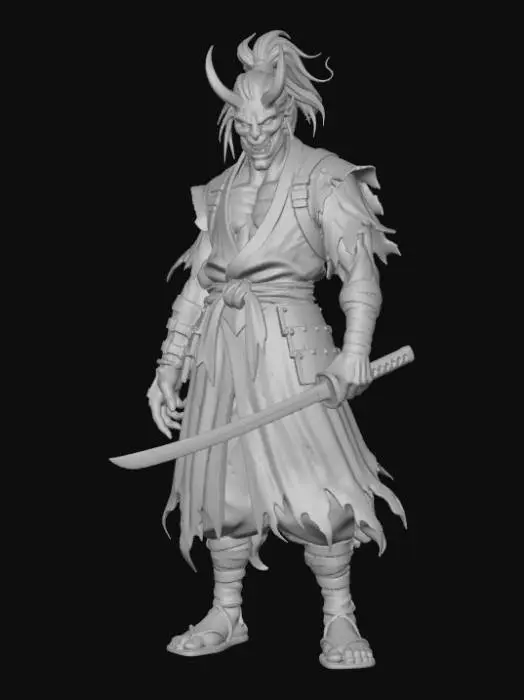 3D model for Oni Samurai