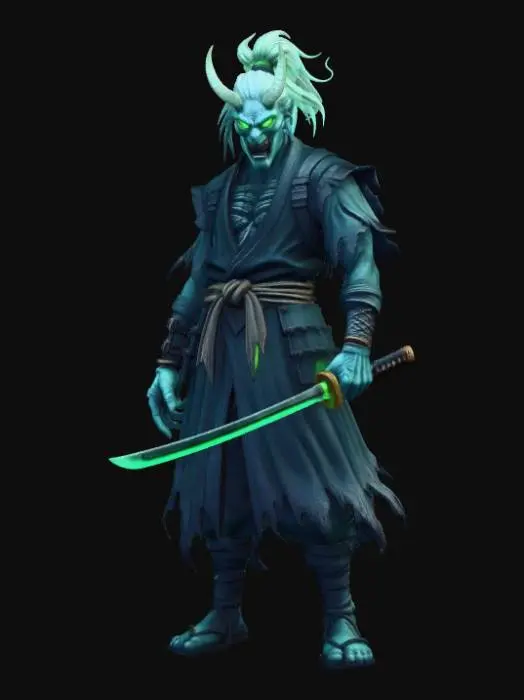 3D model for Oni Samurai