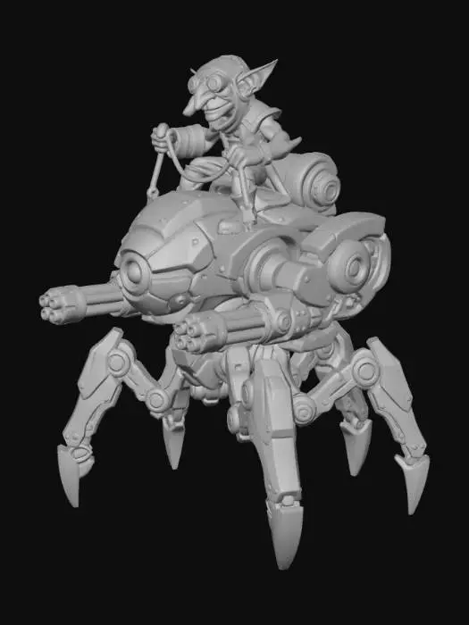 3D model for Goblin Pilot on the Iron Spider