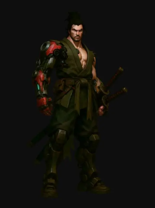 3D model for Cyberpunk Ronin