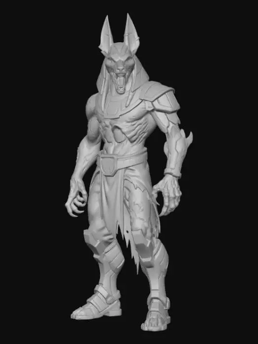 3D model for Anubis