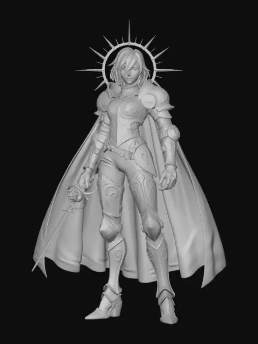 3D model for Rose Paladin