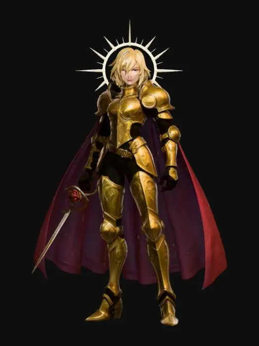 3D model for Rose Paladin