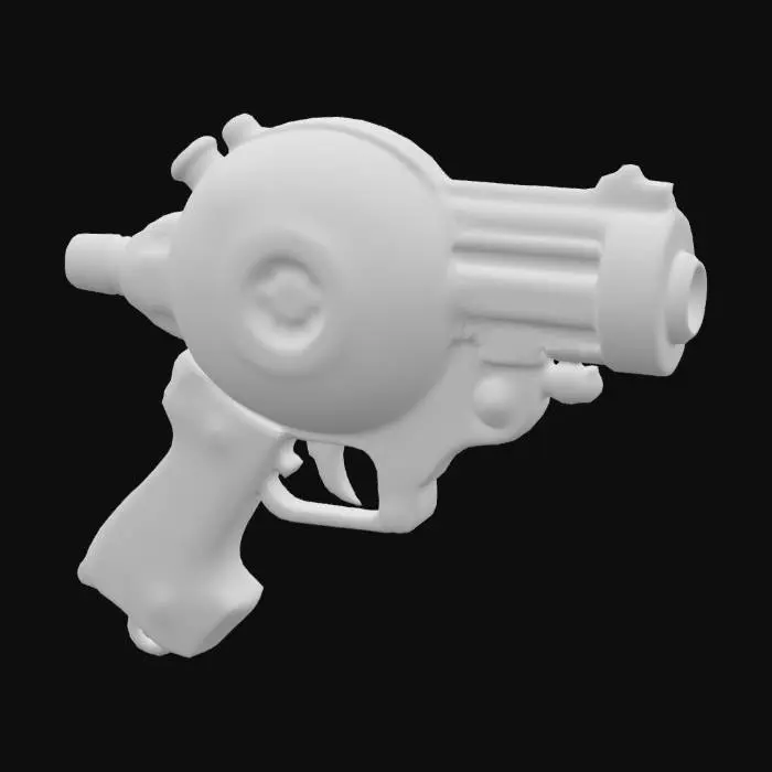 3D model for Steampunk Laser Blaster