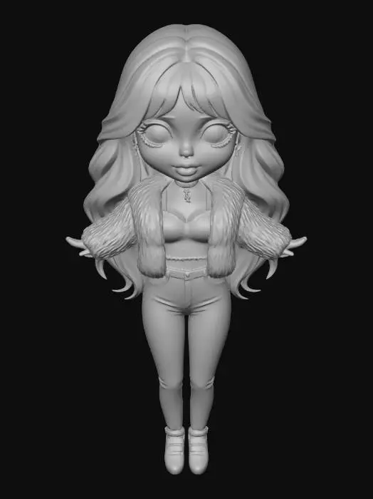 3D model for Glamorous Pink Diva