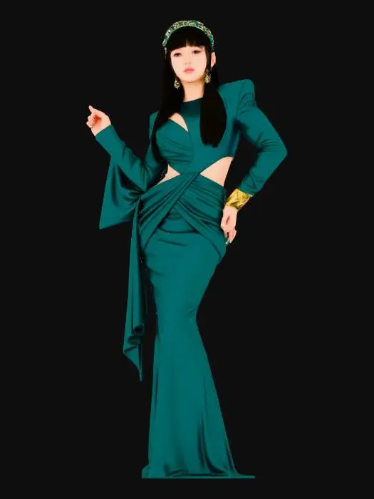 3D model for Emerald Elegance