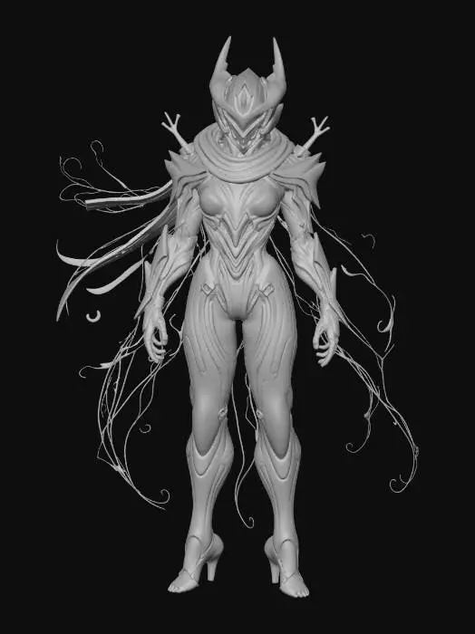 3D model for Warframe Glacial