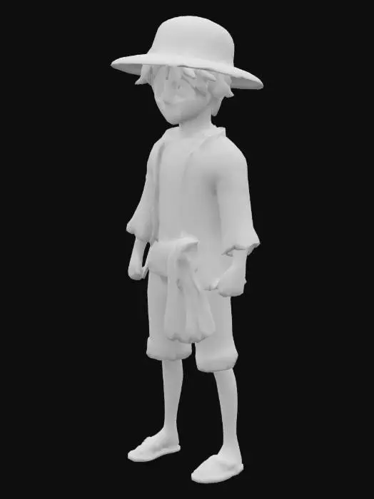 3D model for Straw Hat Pirate