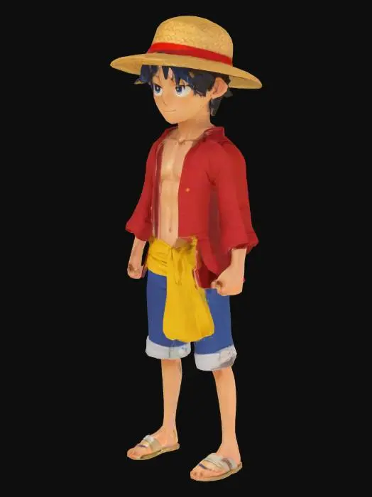 3D model for Straw Hat Pirate