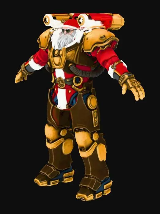 3D model for Santa Mech Pilot