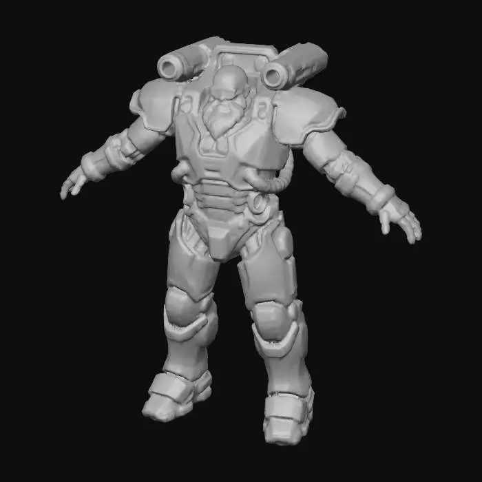 3D model for Santa Mech Pilot