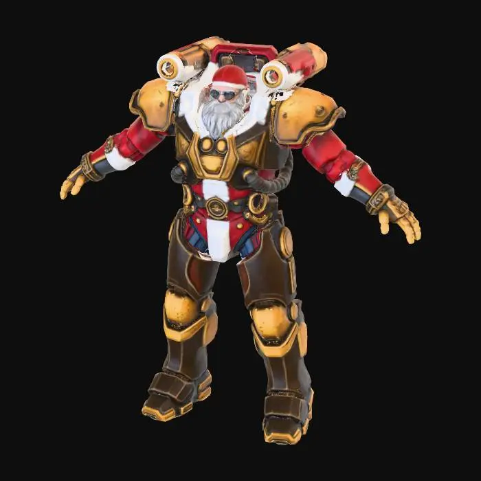 3D model for Santa Mech Pilot