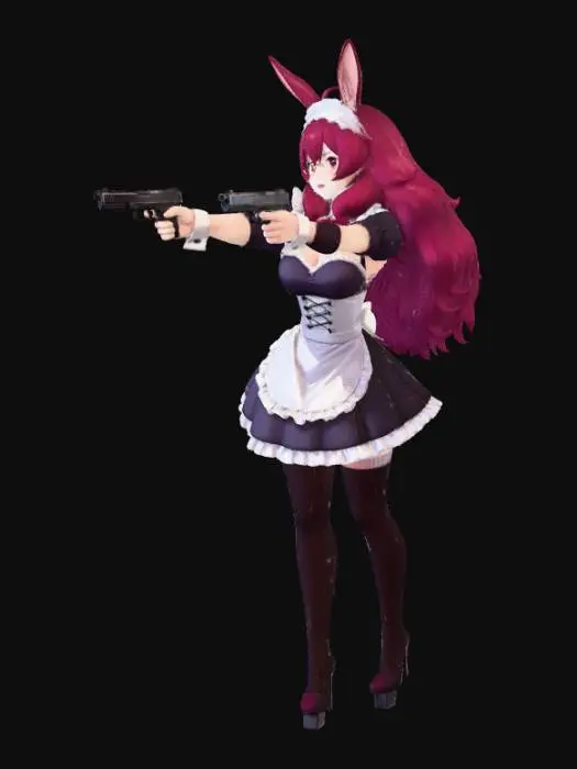 3D model for Armory Bunny Maid Bunelle