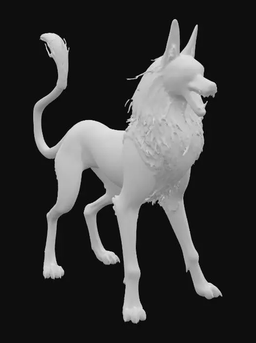 3D model for Anubis Guardian