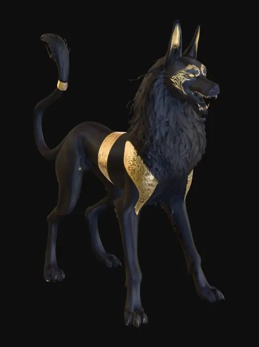 3D model for Anubis Guardian