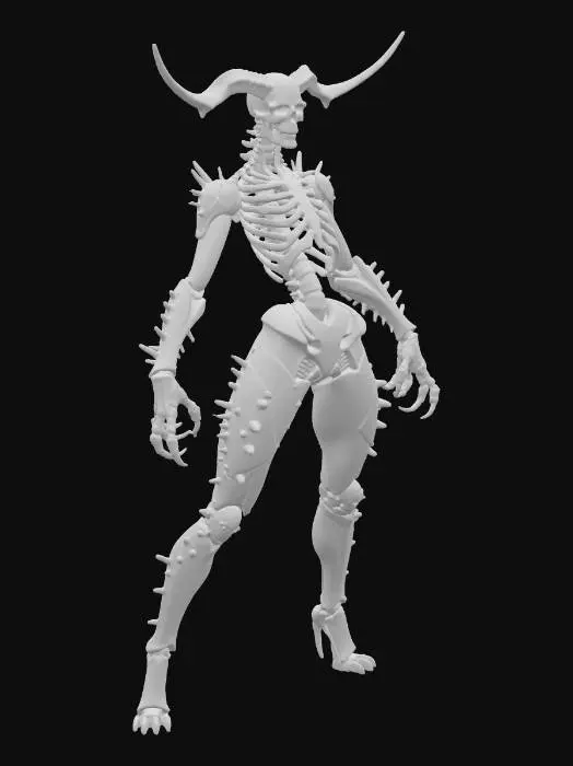 3D model for Dark Horned Sentinel