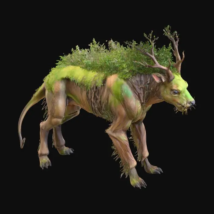 3D model for Mossback Creature