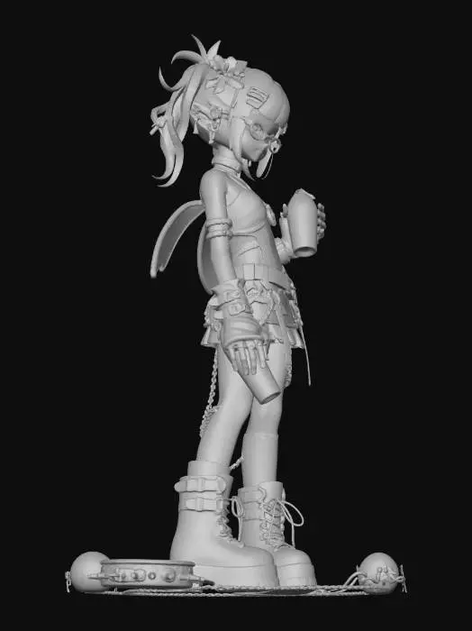 3D model for Chromatic Rebel in Neon Midnight