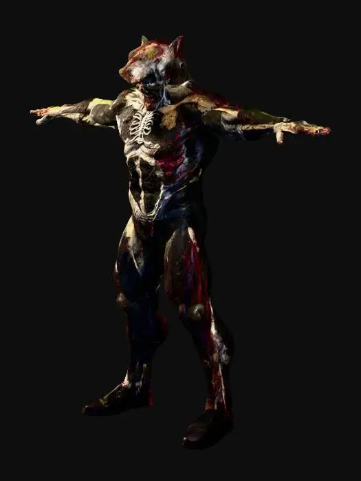 3D model for Shark Cyborg Hero