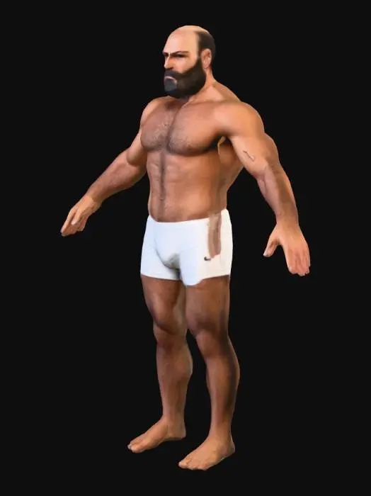 3D model for Bearded Survivor 2